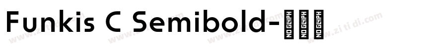 Funkis C Semibold字体转换